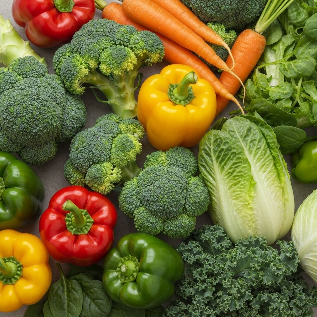 Sayuran segar berwarna-warni